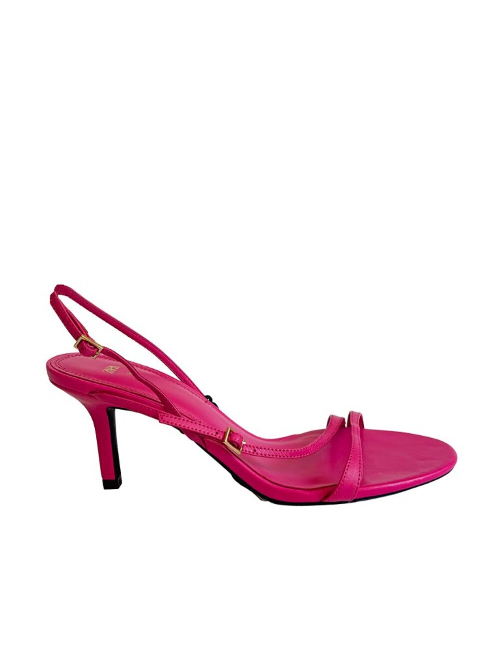ZARA Leather High Heel Sandals 1316/910/060 EU 38/ US 7.5